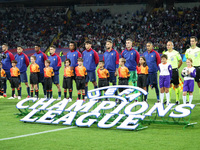 The FC Barcelona team during the match between FC Barcelona and BSC Young Boys in week 2 of the League Stage of the UEFA Champions League at...