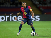 Raphinha Dias plays during the match between FC Barcelona and BSC Young Boys in the week 2 of the League Stage of the UEFA Champions League...