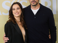 Celia Freijeiro (L) and Andres Valencoso (R) attend the photocall for ''Regreso a las Sabinas'' in Madrid, Spain, on February 10, 2024. (