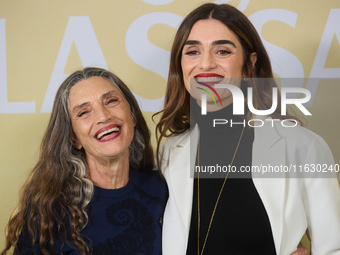 Angela Molina (L) and Olivia Molina (R) attend a photocall for 'Regreso a las Sabinas' in Madrid, Spain, on February 10, 2024. (