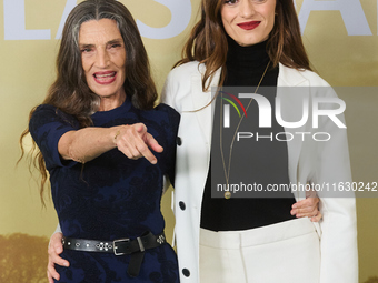 Angela Molina (L) and Olivia Molina (R) attend a photocall for 'Regreso a las Sabinas' in Madrid, Spain, on February 10, 2024. (