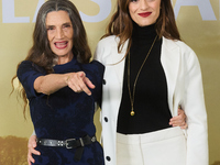 Angela Molina (L) and Olivia Molina (R) attend a photocall for 'Regreso a las Sabinas' in Madrid, Spain, on February 10, 2024. (