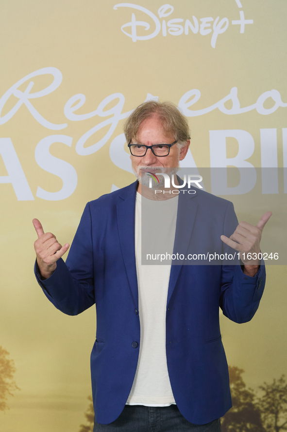 Nancho Novo attends a photocall for 'Regreso a las Sabinas' in Madrid, Spain, on February 10, 2024. 