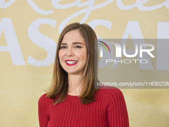 Natalia Sanchez attends a photocall for 'Regreso a las Sabinas' in Madrid, Spain, on February 10, 2024. (