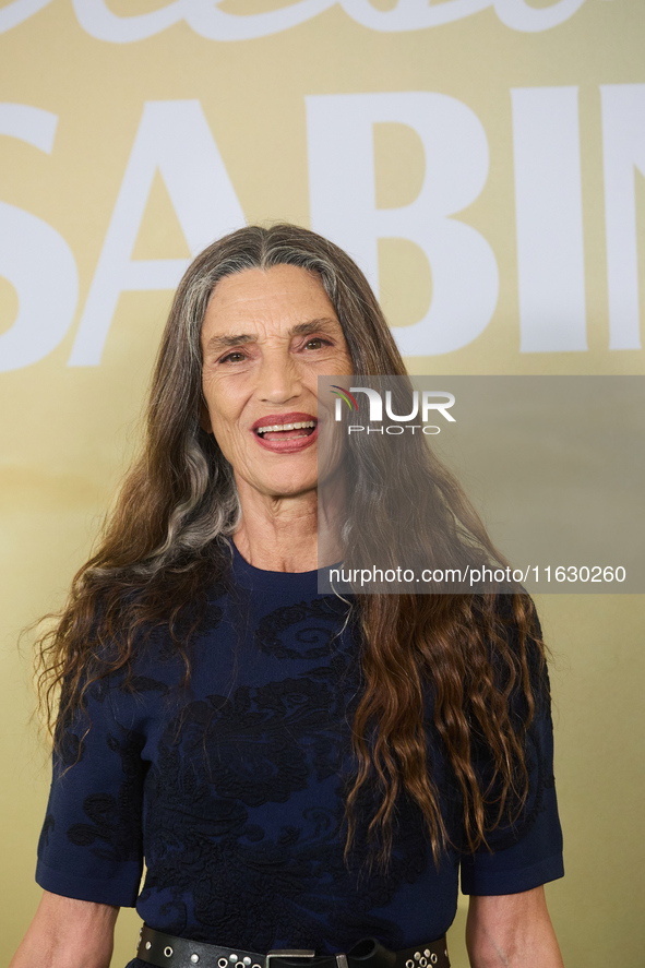 Angela Molina attends a photocall for 'Regreso a las Sabinas' in Madrid, Spain, on February 10, 2024. 