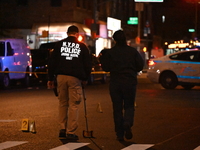 Two men are shot, and one man is killed in the Washington Heights section of Manhattan, New York, on October 2, 2024. On Wednesday morning a...