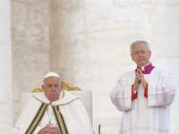 Pope Francis leads the mass for the opening session of the 16th Ordinary General Assembly of the Synod of Bishops in Vatican, on October 2,...