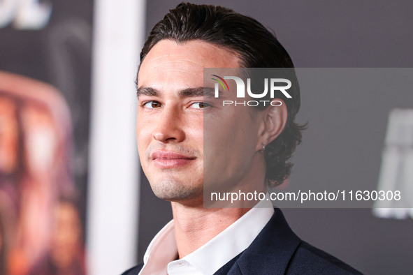 Gavin Leatherwood arrives at the 2024 Beyond Fest - Los Angeles Premiere Of Netflix's 'It's What's Inside' held at The Egyptian Theatre Holl...