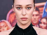 Alycia Debnam-Carey wearing Dior arrives at the 2024 Beyond Fest - Los Angeles Premiere Of Netflix's 'It's What's Inside' held at The Egypti...