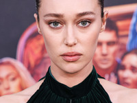 Alycia Debnam-Carey wearing Dior arrives at the 2024 Beyond Fest - Los Angeles Premiere Of Netflix's 'It's What's Inside' held at The Egypti...