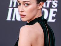 Alycia Debnam-Carey wearing Dior arrives at the 2024 Beyond Fest - Los Angeles Premiere Of Netflix's 'It's What's Inside' held at The Egypti...