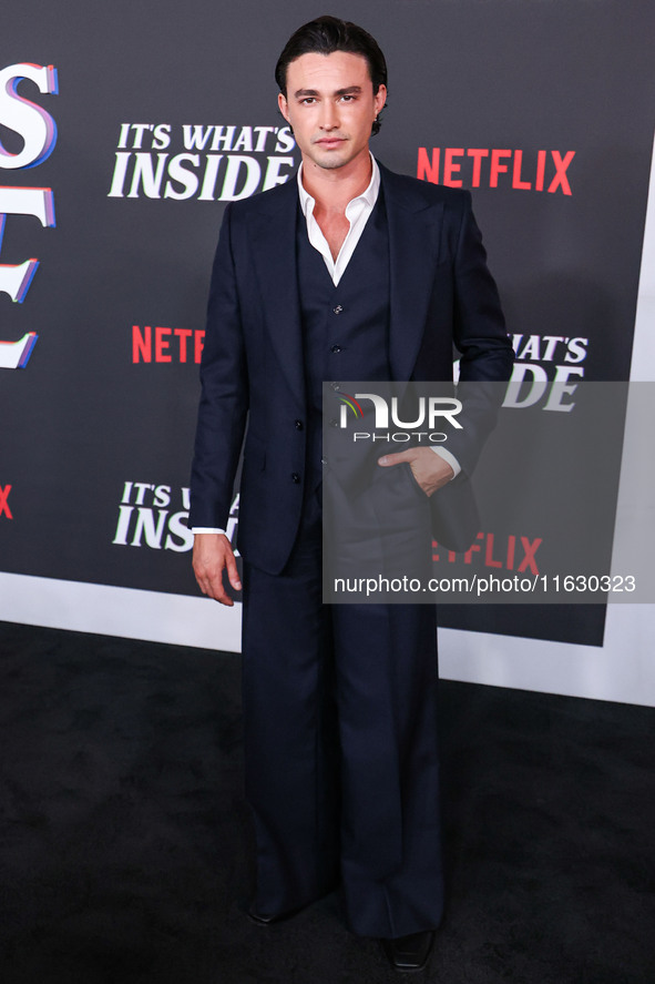 Gavin Leatherwood arrives at the 2024 Beyond Fest - Los Angeles Premiere Of Netflix's 'It's What's Inside' held at The Egyptian Theatre Holl...