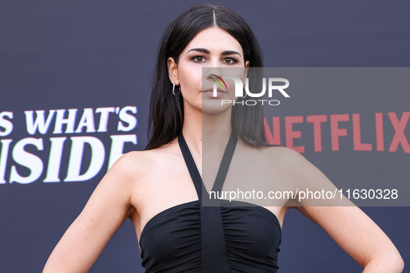 Kate Andrews arrives at the 2024 Beyond Fest - Los Angeles Premiere Of Netflix's 'It's What's Inside' held at The Egyptian Theatre Hollywood...