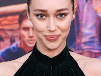 Alycia Debnam-Carey wearing Dior arrives at the 2024 Beyond Fest - Los Angeles Premiere Of Netflix's 'It's What's Inside' held at The Egypti...