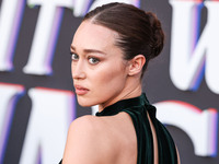 Alycia Debnam-Carey wearing Dior arrives at the 2024 Beyond Fest - Los Angeles Premiere Of Netflix's 'It's What's Inside' held at The Egypti...