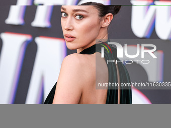 Alycia Debnam-Carey wearing Dior arrives at the 2024 Beyond Fest - Los Angeles Premiere Of Netflix's 'It's What's Inside' held at The Egypti...