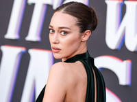 Alycia Debnam-Carey wearing Dior arrives at the 2024 Beyond Fest - Los Angeles Premiere Of Netflix's 'It's What's Inside' held at The Egypti...