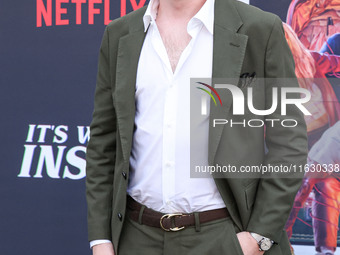 David Thompson arrives at the 2024 Beyond Fest - Los Angeles Premiere Of Netflix's 'It's What's Inside' held at The Egyptian Theatre Hollywo...