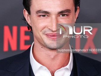 Gavin Leatherwood arrives at the 2024 Beyond Fest - Los Angeles Premiere Of Netflix's 'It's What's Inside' held at The Egyptian Theatre Holl...