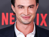 Gavin Leatherwood arrives at the 2024 Beyond Fest - Los Angeles Premiere Of Netflix's 'It's What's Inside' held at The Egyptian Theatre Holl...