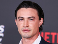 Gavin Leatherwood arrives at the 2024 Beyond Fest - Los Angeles Premiere Of Netflix's 'It's What's Inside' held at The Egyptian Theatre Holl...