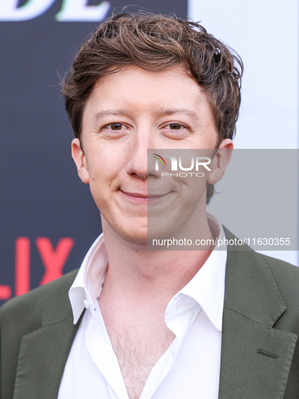 David Thompson arrives at the 2024 Beyond Fest - Los Angeles Premiere Of Netflix's 'It's What's Inside' held at The Egyptian Theatre Hollywo...