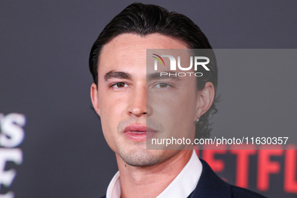 Gavin Leatherwood arrives at the 2024 Beyond Fest - Los Angeles Premiere Of Netflix's 'It's What's Inside' held at The Egyptian Theatre Holl...