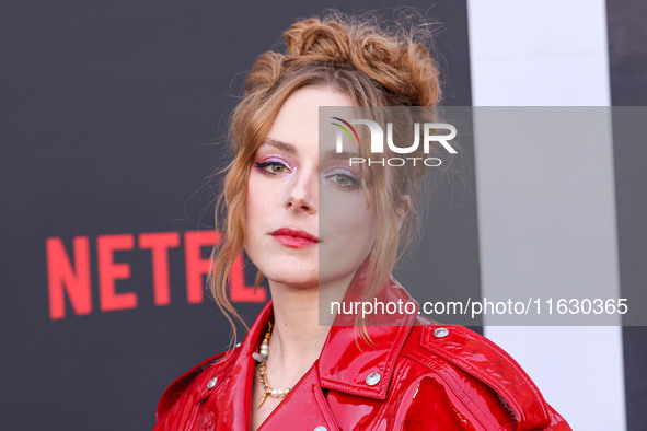 Madison Davenport arrives at the 2024 Beyond Fest - Los Angeles Premiere Of Netflix's 'It's What's Inside' held at The Egyptian Theatre Holl...