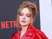 Madison Davenport arrives at the 2024 Beyond Fest - Los Angeles Premiere Of Netflix's 'It's What's Inside' held at The Egyptian Theatre Holl...