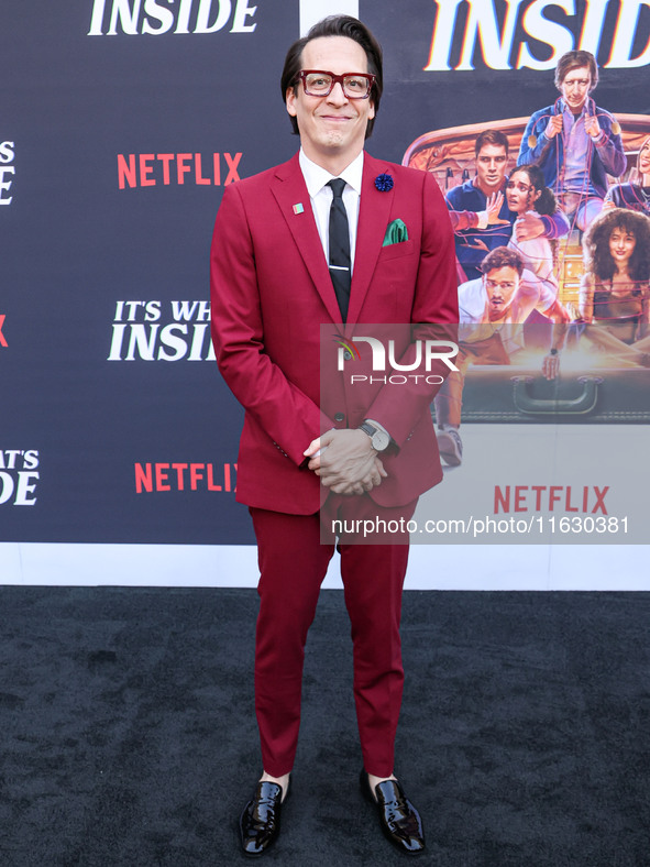 Greg Jardin arrives at the 2024 Beyond Fest - Los Angeles Premiere Of Netflix's 'It's What's Inside' held at The Egyptian Theatre Hollywood...