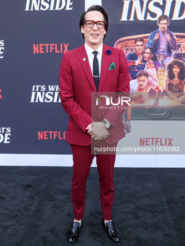 Greg Jardin arrives at the 2024 Beyond Fest - Los Angeles Premiere Of Netflix's 'It's What's Inside' held at The Egyptian Theatre Hollywood...