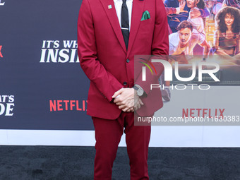 Greg Jardin arrives at the 2024 Beyond Fest - Los Angeles Premiere Of Netflix's 'It's What's Inside' held at The Egyptian Theatre Hollywood...