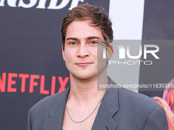 James Morosini arrives at the 2024 Beyond Fest - Los Angeles Premiere Of Netflix's 'It's What's Inside' held at The Egyptian Theatre Hollywo...