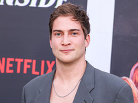 James Morosini arrives at the 2024 Beyond Fest - Los Angeles Premiere Of Netflix's 'It's What's Inside' held at The Egyptian Theatre Hollywo...