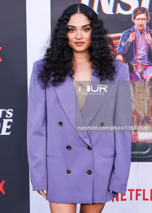 Brittany O'Grady arrives at the 2024 Beyond Fest - Los Angeles Premiere Of Netflix's 'It's What's Inside' held at The Egyptian Theatre Holly...