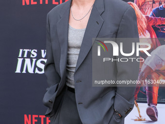 James Morosini arrives at the 2024 Beyond Fest - Los Angeles Premiere Of Netflix's 'It's What's Inside' held at The Egyptian Theatre Hollywo...