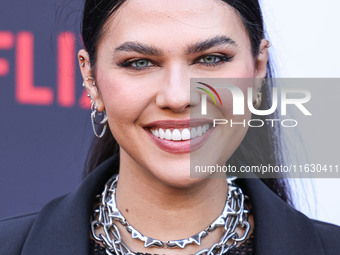 Jess Adams arrives at the 2024 Beyond Fest - Los Angeles Premiere Of Netflix's 'It's What's Inside' held at The Egyptian Theatre Hollywood o...