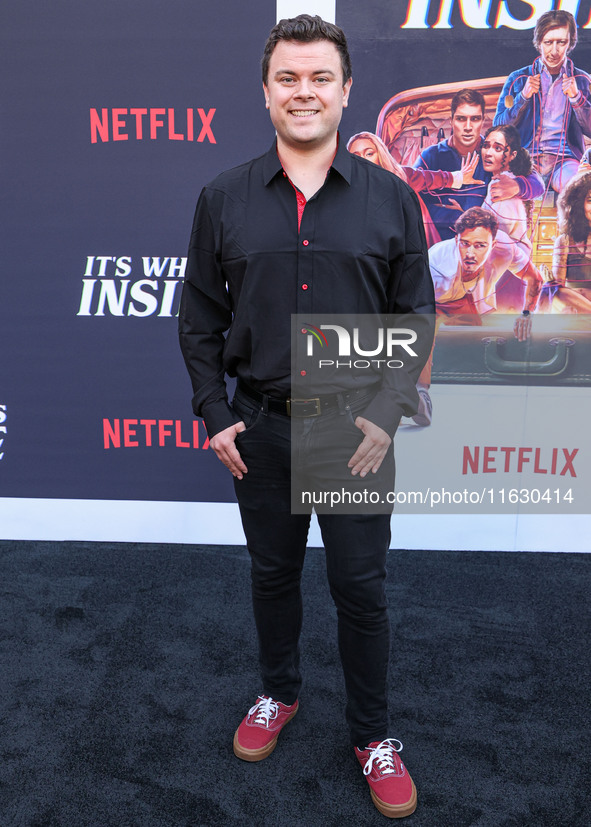 Mike Bedard arrives at the 2024 Beyond Fest - Los Angeles Premiere Of Netflix's 'It's What's Inside' held at The Egyptian Theatre Hollywood...