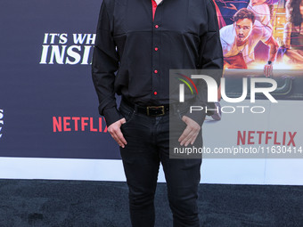 Mike Bedard arrives at the 2024 Beyond Fest - Los Angeles Premiere Of Netflix's 'It's What's Inside' held at The Egyptian Theatre Hollywood...