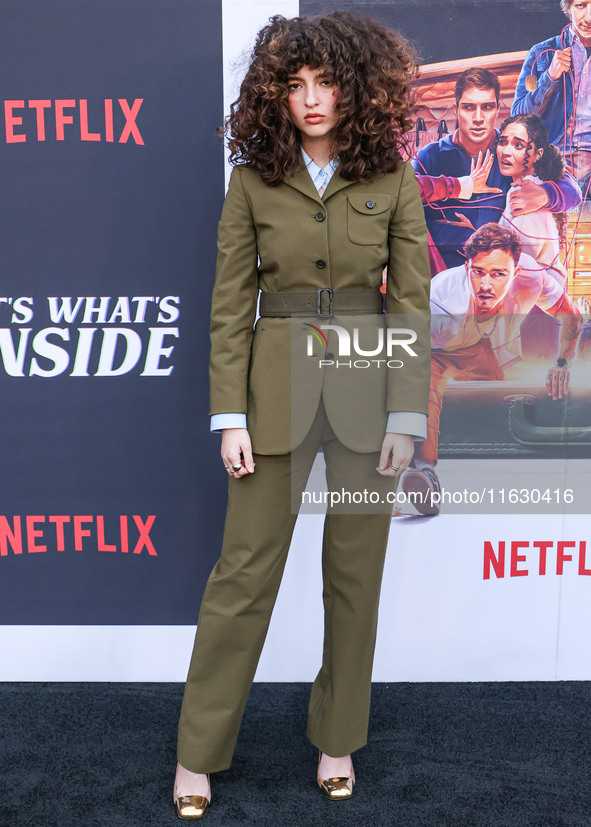 Nina Bloomgarden arrives at the 2024 Beyond Fest - Los Angeles Premiere Of Netflix's 'It's What's Inside' held at The Egyptian Theatre Holly...