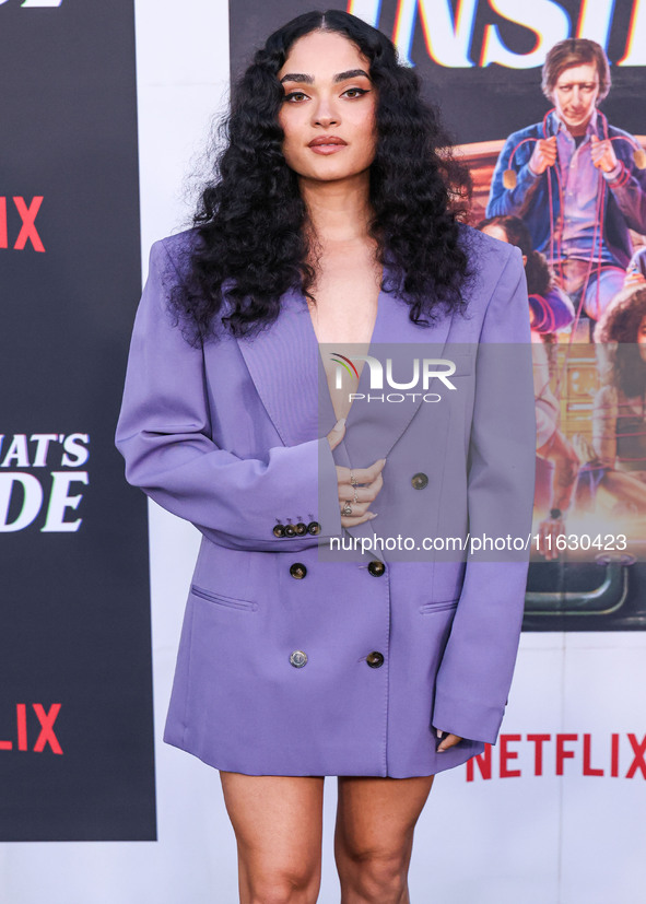 Brittany O'Grady arrives at the 2024 Beyond Fest - Los Angeles Premiere Of Netflix's 'It's What's Inside' held at The Egyptian Theatre Holly...