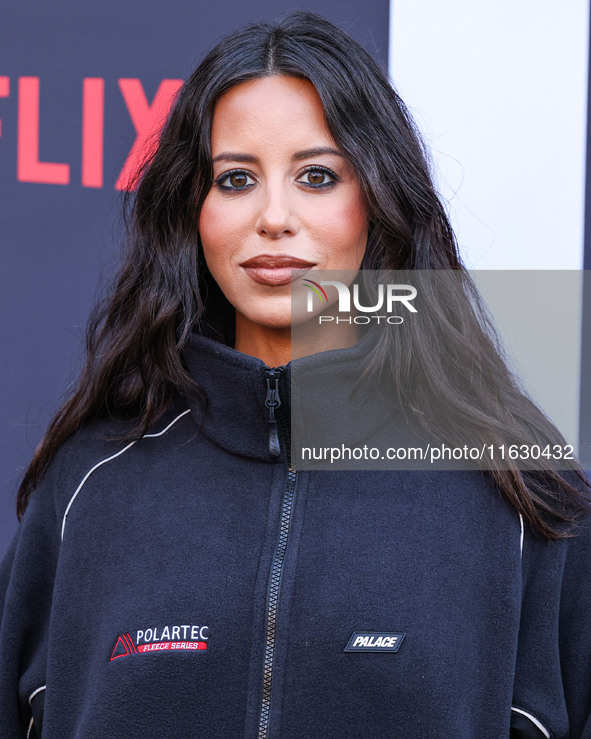 Naz Perez arrives at the 2024 Beyond Fest - Los Angeles Premiere Of Netflix's 'It's What's Inside' held at The Egyptian Theatre Hollywood on...