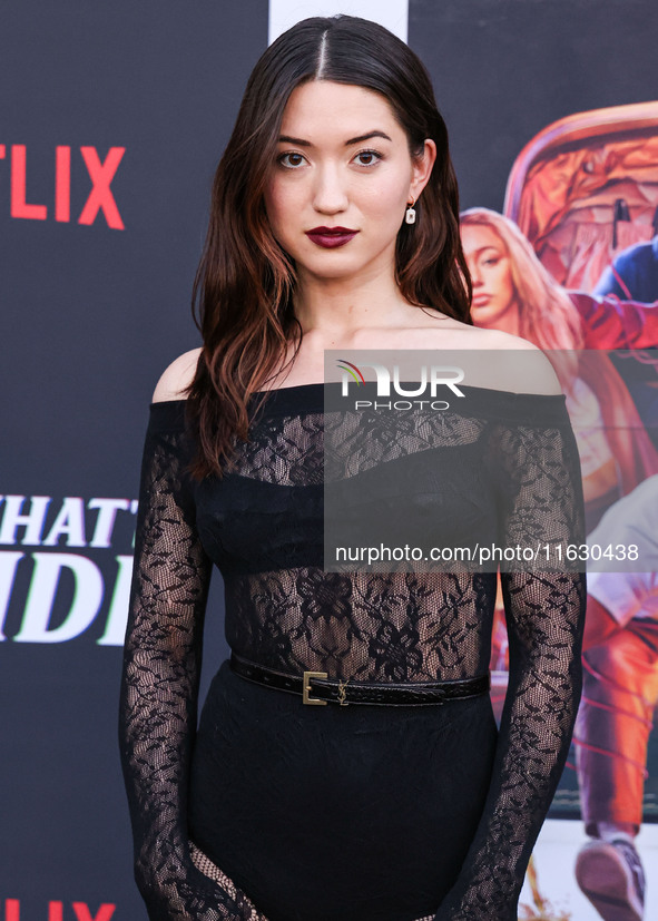 Reina Hardesty arrives at the 2024 Beyond Fest - Los Angeles Premiere Of Netflix's 'It's What's Inside' held at The Egyptian Theatre Hollywo...