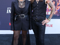 Jess Adams and Nick Perri arrive at the 2024 Beyond Fest - Los Angeles Premiere Of Netflix's 'It's What's Inside' held at The Egyptian Theat...