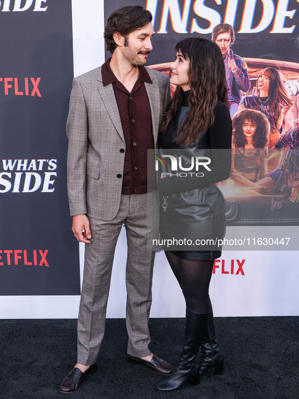 Alexander Koch and Daniella Pineda arrive at the 2024 Beyond Fest - Los Angeles Premiere Of Netflix's 'It's What's Inside' held at The Egypt...