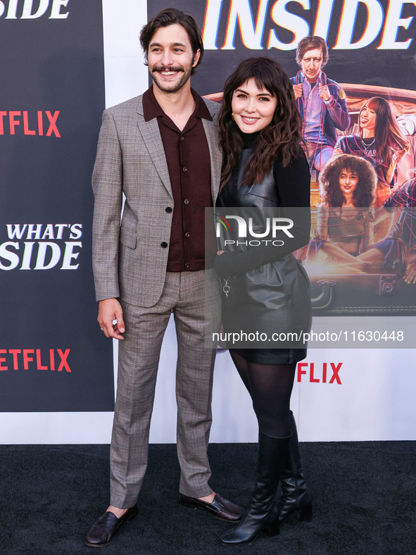 Alexander Koch and Daniella Pineda arrive at the 2024 Beyond Fest - Los Angeles Premiere Of Netflix's 'It's What's Inside' held at The Egypt...