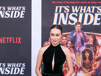 Alycia Debnam-Carey wearing Dior arrives at the 2024 Beyond Fest - Los Angeles Premiere Of Netflix's 'It's What's Inside' held at The Egypti...