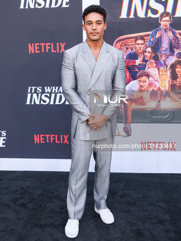 Devon Terrell arrives at the 2024 Beyond Fest - Los Angeles Premiere Of Netflix's 'It's What's Inside' held at The Egyptian Theatre Hollywoo...