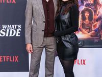 Alexander Koch and Daniella Pineda arrive at the 2024 Beyond Fest - Los Angeles Premiere Of Netflix's 'It's What's Inside' held at The Egypt...