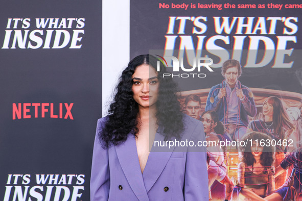 Brittany O'Grady arrives at the 2024 Beyond Fest - Los Angeles Premiere Of Netflix's 'It's What's Inside' held at The Egyptian Theatre Holly...